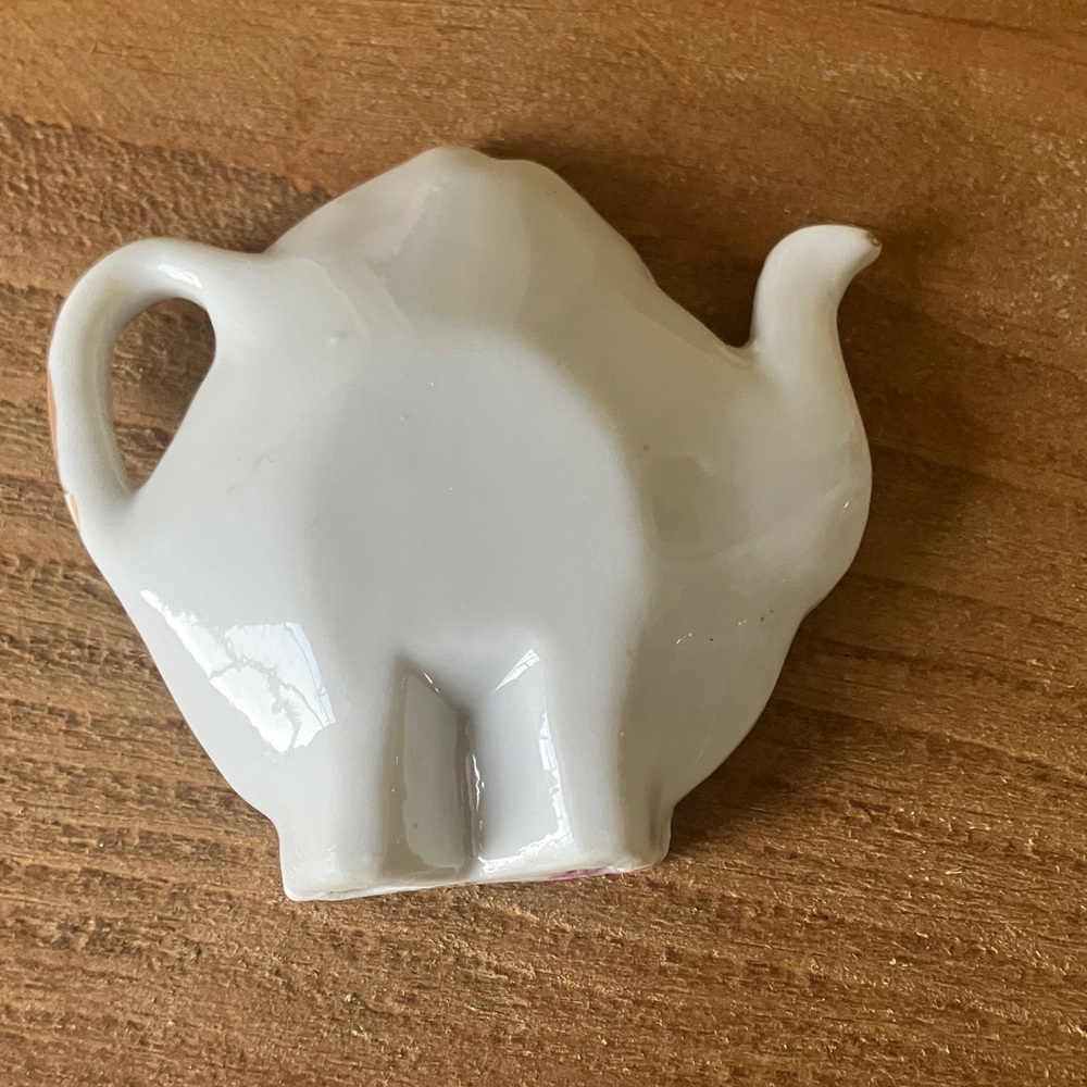 Vintage tea bag holder teapot shape with face I hold the bag - Picture 5 of 5